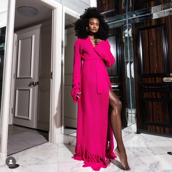 Hanifa MIYA KNIT CARDIGAN DRESS - brand new - Picture 2 of 6